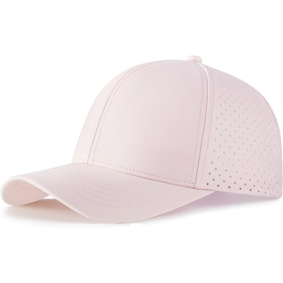 Other - Men Baseball Cap Pink Camouflage Laser Cut Mesh Ball Curved Brim Hat